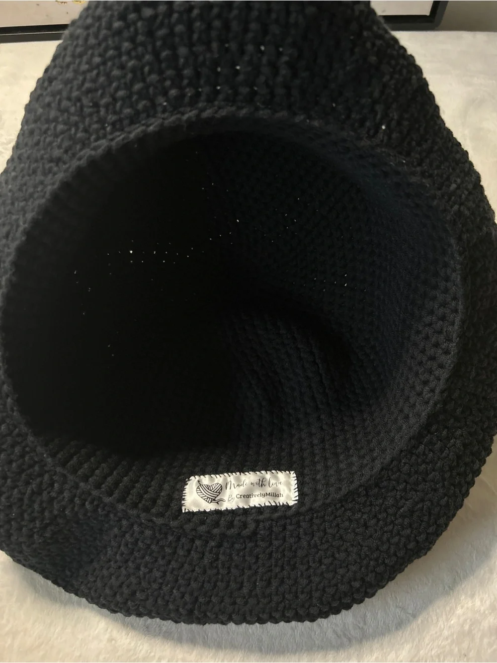 Crochet Fedora Adult 21-22 - Picture 3 of 3